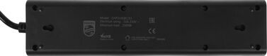 Сетевой фильтр Philips CHP2145BC/51 5м (4 розетки) черный (коробка)