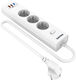Сетевой фильтр Philips CHP8236WB/51 3м (3 розетки) белый (коробка) Сетевой фильтр Philips CHP8236WB/51 3м (3 розетки) белый (коробка)