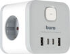 Сетевой разветвитель Buro BU-PW3UC-W (3 розетки) белый (пакет ПЭ) Сетевой разветвитель Buro BU-PW3UC-W (3 розетки) белый (пакет ПЭ)