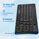 Oklick
Клавиатура Оклик 880S черный USB беспроводная slim Multimedia