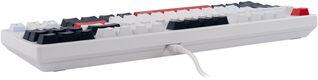 Клавиатура Acer OKR302 механическая белый USB беспроводная BT/Radio Multimedia for gamer для ноутбука LED (ZL.KBDEE.016)