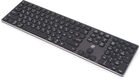 Oklick
Клавиатура Оклик K867W серый/черный USB беспроводная BT/Radio slim Multimedia (2002130)