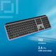 Oklick
Клавиатура Оклик K859W серый/черный USB беспроводная slim Multimedia (2002136)