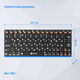Oklick
Клавиатура Оклик 840S черный USB беспроводная BT slim (754787)