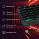 Oklick
Клавиатура Оклик 709G черный USB for gamer LED (1788144)