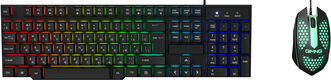 Oklick
Клавиатура + мышь Оклик 400GMK клав:черный мышь:черный USB LED (1546779)