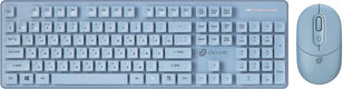 Oklick
Клавиатура + мышь Оклик S265W клав:голубой мышь:голубой USB беспроводная Bluetooth/Радио Multimedia (1938927)