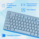 Oklick
Клавиатура + мышь Оклик S265W клав:голубой мышь:голубой USB беспроводная Bluetooth/Радио Multimedia (1938927)