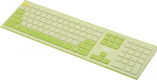 Клавиатура + мышь Acer OCC205 клав:зеленый/желтый мышь:зеленый/желтый USB беспроводная slim Multimedia (ZL.ACCEE.00E)