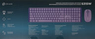 Oklick
Клавиатура + мышь Оклик S315W клав:сиреневый мышь:сиреневый USB беспроводная Multimedia (1978643)