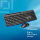 Oklick
Клавиатура + мышь Оклик S275W клав:черный мышь:черный USB беспроводная slim Multimedia (1993113)