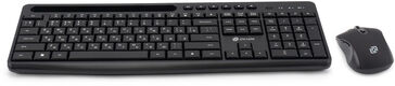 Oklick
Клавиатура + мышь Оклик S275W клав:черный мышь:черный USB беспроводная slim Multimedia (1993113)