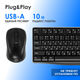 Oklick
Клавиатура + мышь Оклик S260W клав:черный мышь:черный USB беспроводная Multimedia (2066170)