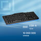 Oklick
Клавиатура Оклик 170M черный USB (855272)