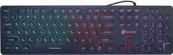 Oklick
Клавиатура Оклик 420MRL черный USB slim Multimedia LED