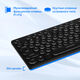 Oklick
Клавиатура Оклик 420MRL черный USB slim Multimedia LED