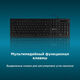 Oklick
Клавиатура Оклик 440ML черный USB slim LED
