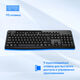 Oklick
Клавиатура Оклик 305M черный USB Multimedia (1659987)