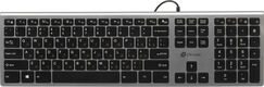 Oklick
Клавиатура Оклик 890S серый/черный USB slim Multimedia (1784239)