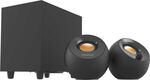 Колонки Creative PEBBLE PLUS 2.1 черный 8Вт Колонки Creative PEBBLE PLUS 2.1 черный 8Вт