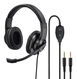 Наушники с микрофоном Hama HS-P300 черный 2м накладные оголовье (00139925) Наушники с микрофоном Hama HS-P300 черный 2м накладные оголовье (00139925)