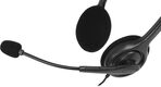 Наушники с микрофоном Logitech H111 серый 2.35м накладные оголовье (981-000588)