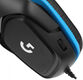 Наушники с микрофоном Logitech G431 черный/синий 2м мониторные оголовье (981-000772)