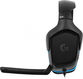 Наушники с микрофоном Logitech G431 черный/синий 2м мониторные оголовье (981-000772)