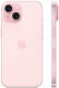 Смартфон Apple A3090 iPhone 15 128Gb розовый моноблок 3G 4G 1Sim 6.1