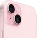 Смартфон Apple A3090 iPhone 15 128Gb розовый моноблок 3G 4G 1Sim 6.1