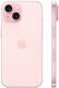 Смартфон Apple A3090 iPhone 15 128Gb розовый моноблок 3G 4G 1Sim 6.1