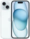 Смартфон Apple A3090 iPhone 15 256Gb голубой моноблок 3G 4G 1Sim 6.1