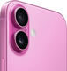 Смартфон Apple A3288 iPhone 16 256Gb розовый моноблок 3G 4G 2Sim 6.1