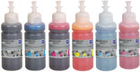 Чернила Cactus CS-T673set 673 черный/голубой/пурпурный/желтый/светло-голубой/светло-пурпурный набор 6x70мл для Epson Inkjet Photo L800/L801/L810/L850
