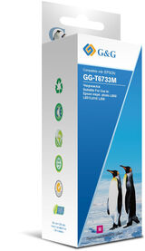 Чернила G&amp;G GG-T6733M пурпурный 100мл для Epson L800