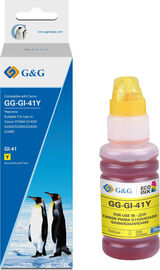 Чернила G&amp;G GG-GI-41Y желтый 140мл для Canon PIXMA G1420/ G2420/ G2460/ G3420/ G3460