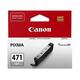 Картридж струйный Canon CLI-471GY 0404C001 серый для Canon MG5740/MG6840/MG7740