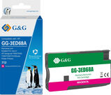 Картридж струйный G&amp;G GG-3ED68A 712 пурпурный (29мл) для HP DesignJet T650/ T630/ T250/ T230/ T210/ Studio Plotter Printers