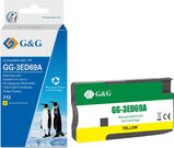 Картридж струйный G&amp;G GG-3ED69A 712 желтый (29мл) для HP DesignJet T650/ T630/ T250/ T230/ T210/ Studio Plotter Printers