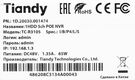 Видеорегистратор Tiandy TC-R3105 I/B/P4/L/S