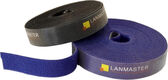 Хомут-липучка Lanmaster LAN-VCM5M-BK 5000x20мм (упак:1шт) нейлон 6.6 внутри помещений черный