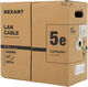 Кабель информационный Rexant 01-0061-R кат.5E UTP 4 пары 24AWG нг(А)-LSLTx внутренний 305м зеленый Кабель информационный Rexant 01-0061-R кат.5E UTP 4 пары 24AWG нг(А)-LSLTx внутренний 305м зеленый