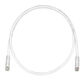 Патч-корд Panduit UTPSPL7MY UTP RJ-45 вил.-вилка RJ-45 кат.6 7м белый LSZH