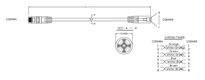 Патч-корд Hyperline PC-LPM-UTP-RJ45-RJ45-C5e-1M-LSZH-WH PC-LPM-UTP-RJ45-RJ45-C5E-1M UTP RJ-45 вил.-вилка RJ-45 кат.5E 1м белый LSZH (уп.:1шт) 24AWG
