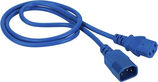 Шнур питания Lanmaster LAN-PP13/ 14-1.5-BL C13-С14 проводник.:3x0.75мм2 1.5м 250В 10А синий LAN-PP13/14-1.5-BL