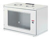 Шкаф коммутационный Lande NetBox Soho (LN-SH07U5430-LG-F0-3) настенный 7U 540x300мм пер.дв.перфор. задн.дв.стал.лист несъемн.бок.пан. направл.под закл.гайки 80кг серый 210мм 370мм IP20 сталь
