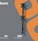 Кронштейн для мониторов ЖК Buro M063 черный 17