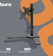 Кронштейн для мониторов ЖК Buro M071 черный 15