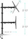 Кронштейн для мониторов Onkron D421E черный 13