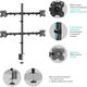 Кронштейн для мониторов Onkron D421E черный 13